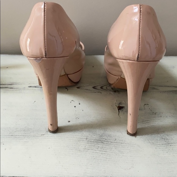 Miu Miu Pattern leather platform pumps - Picture 2 of 8